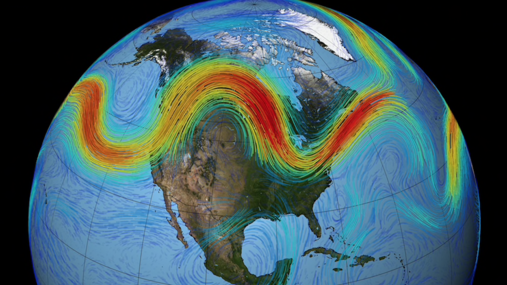 Le courant jet polaire et son lien avec le réchauffement climatique