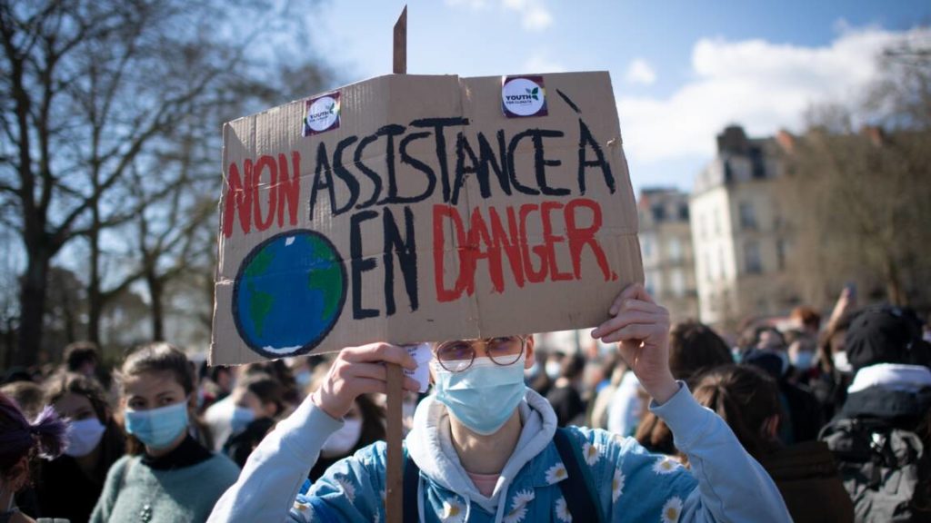 manifestation réchauffement climatique