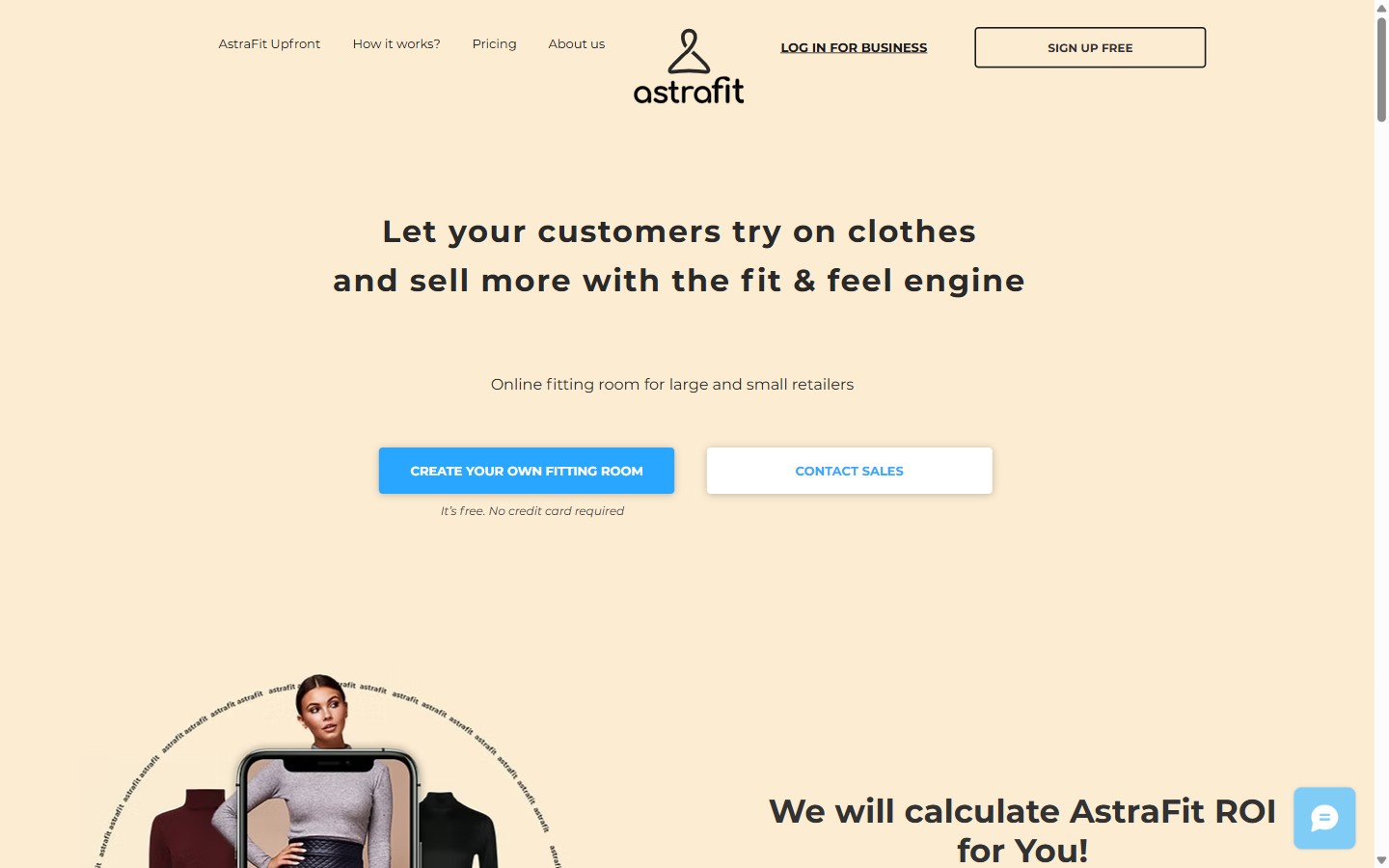 Aperçu du site AstraFit