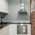 Hotte de cuisine moderne, illustration pour un avis sur les hottes Valberg