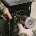 Entretien et nettoyage du circuit d’air d’un appareil électronique