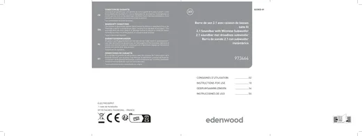 Notice Barre De Son Edenwood Bds 42