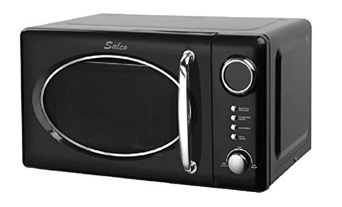 Salco Retro SRM-20.2G Micro-ondes, 700 W, 20 litres, noir