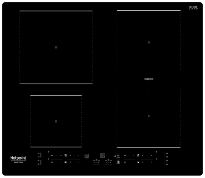 HOTPOINT HB4860BNE 60cm 4 foyers Noir