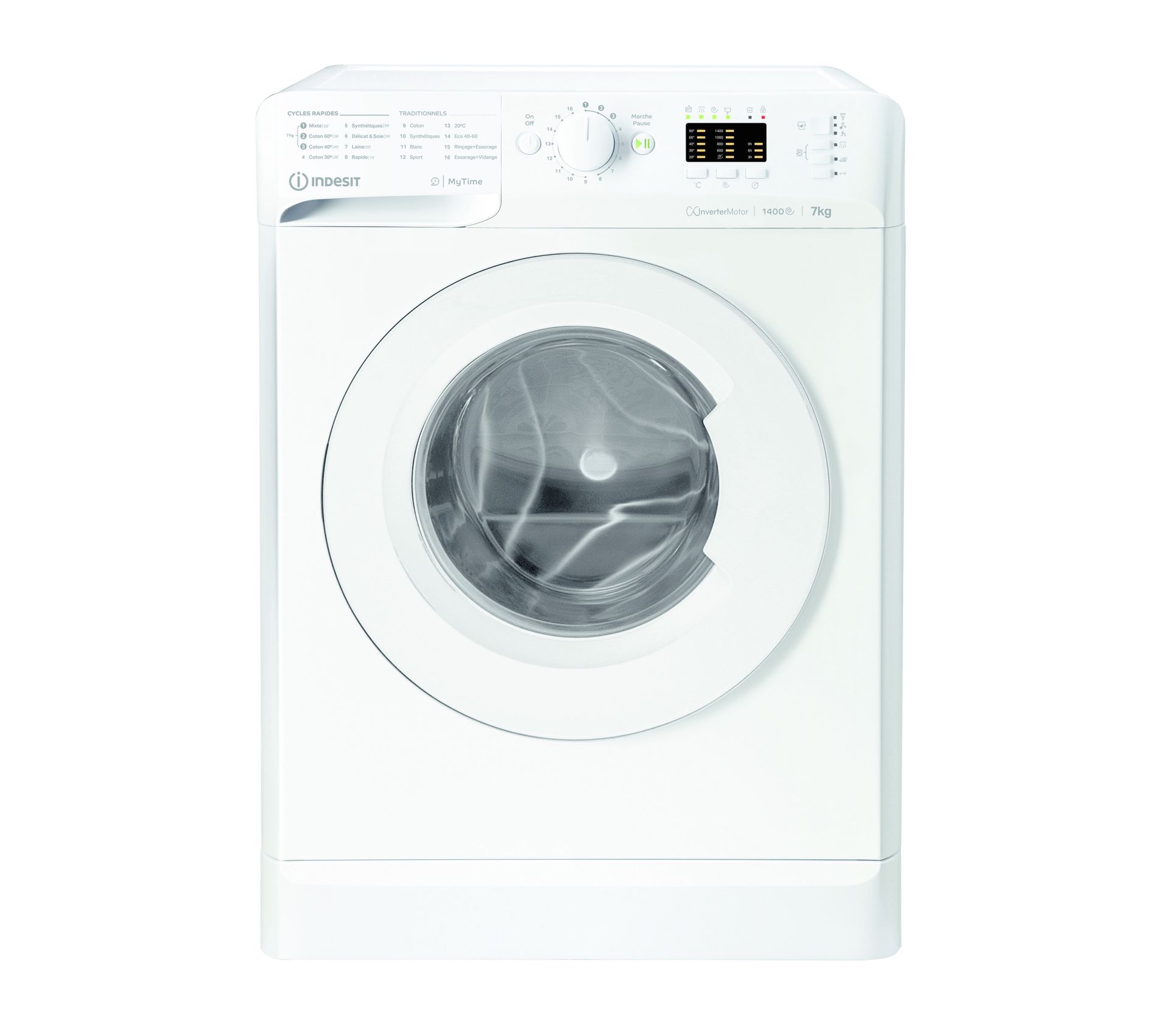 INDESIT MTWA71483WFR 7 kg Blanc