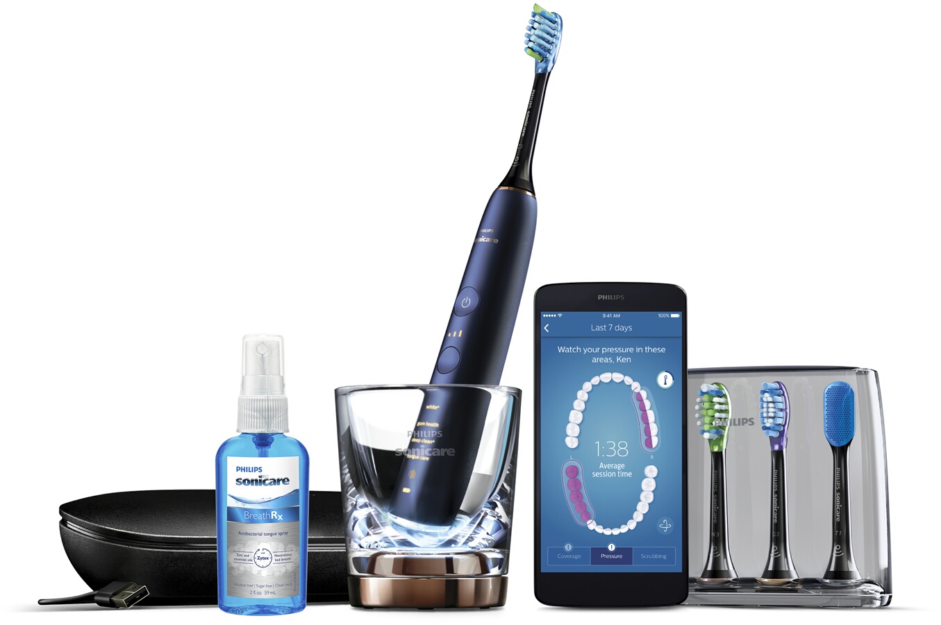 Philips HX9954/53 SONICARE DIAMONDCLEAN SMART LUNAR BLUE