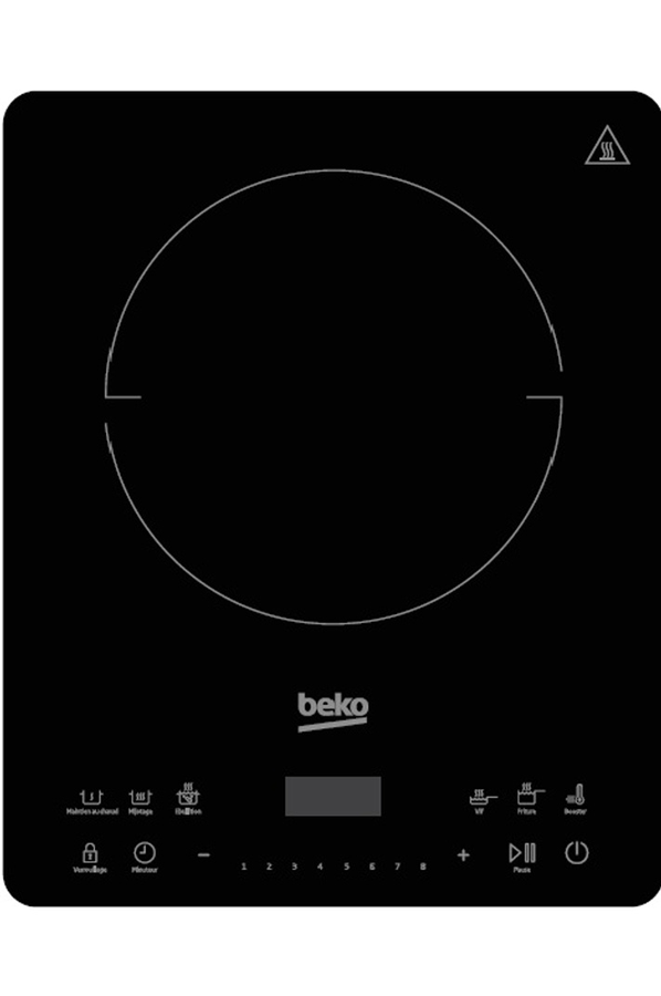 Beko Table à Induction Posable - 1 foyer - 2000 W