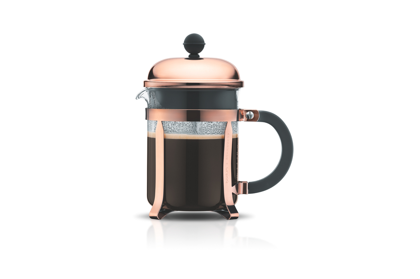 Bodum Cafetière à piston, 4 tasses, 0.5 l, acier inox