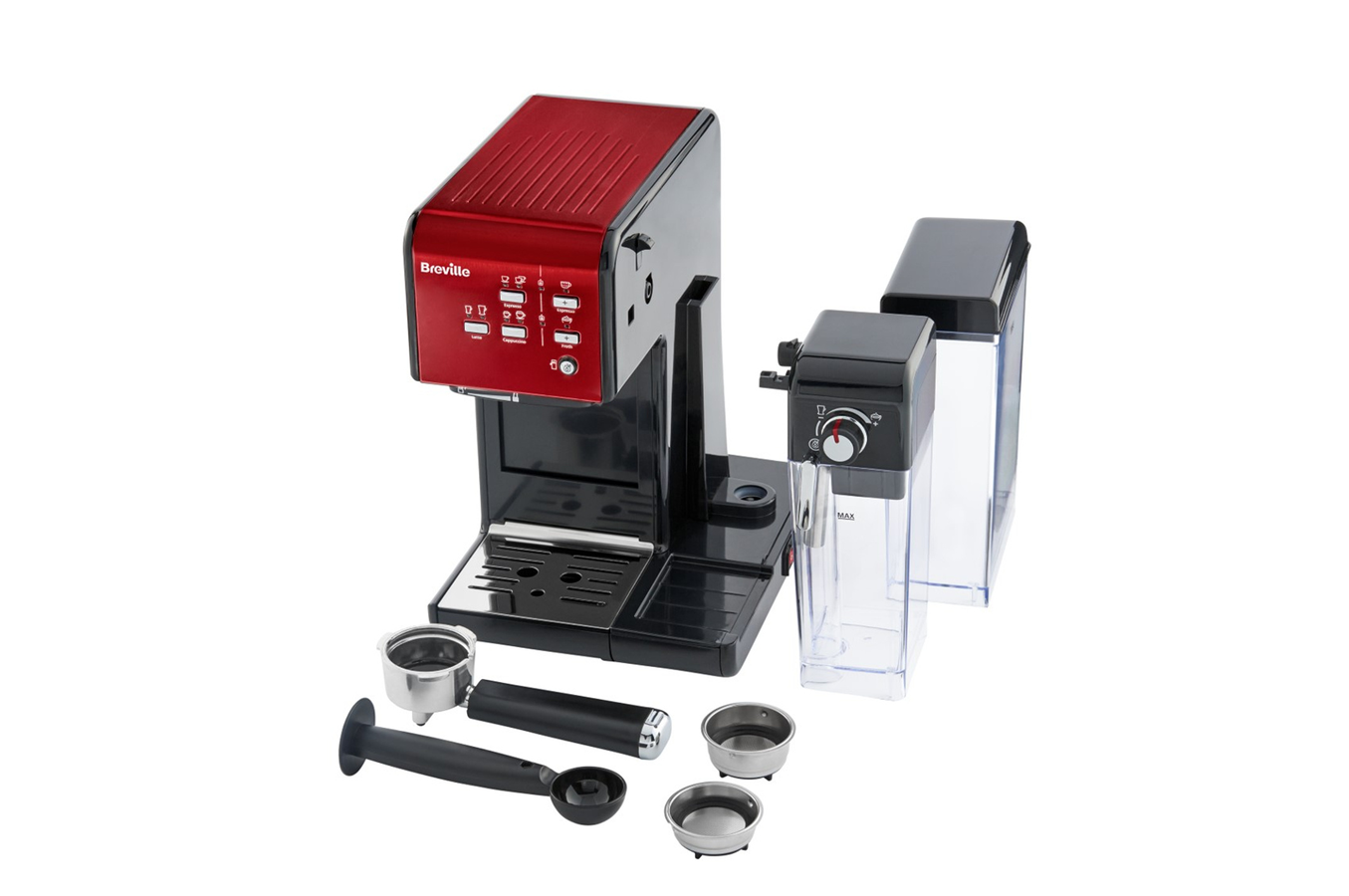 Breville VCF109X01 Prima Latte II ROUGE / NOIR