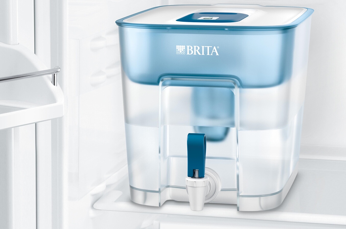 Brita Distributeur d'eau filtrée Flow BRITA - 1 filtre MAXTRA+ inclus