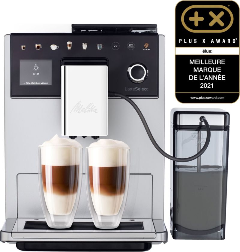 Melitta F630-201 LATTE SELECT ARGENT