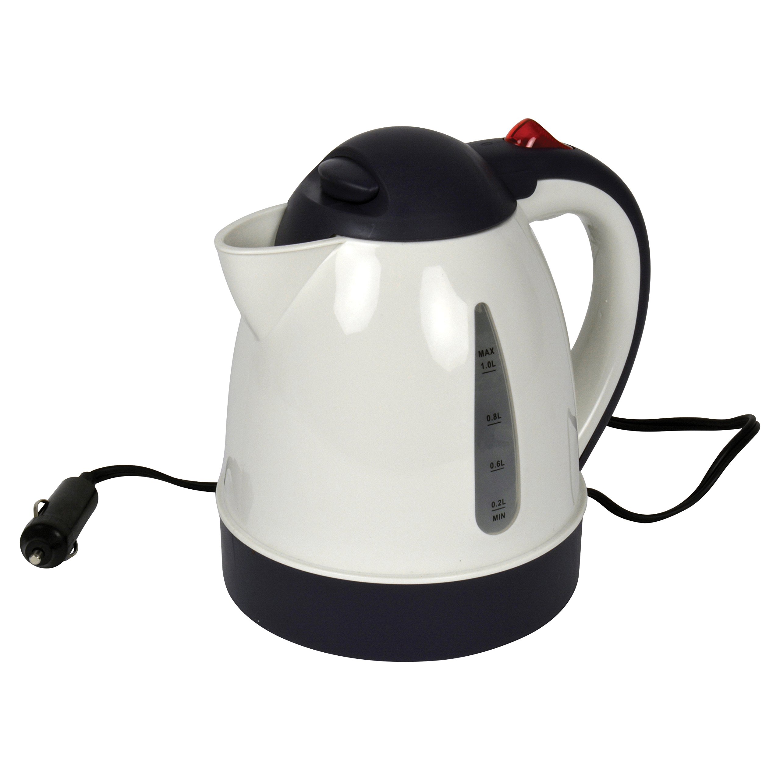 Carpoint - Bouilloire d'eau - 1 Litre - 12V - Blanc