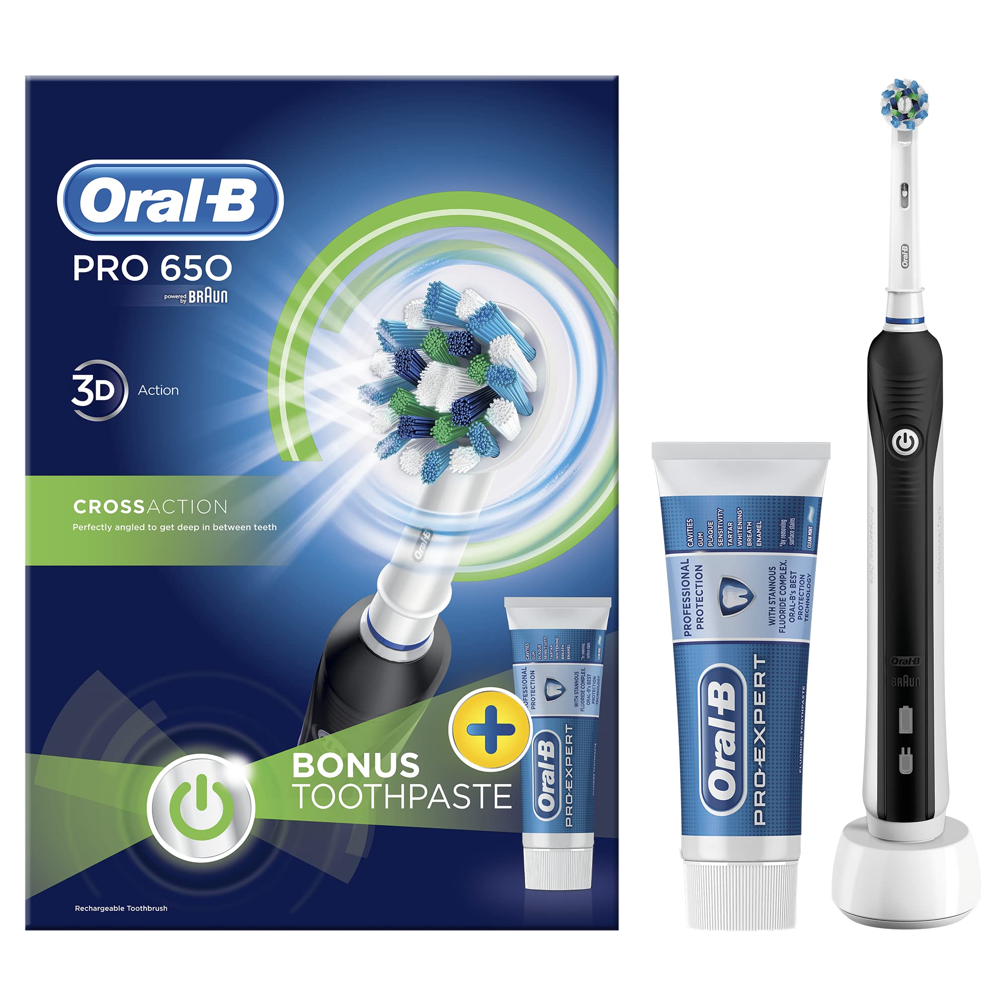 Oral-B  PRO 650 Black Cross Action 80286737 