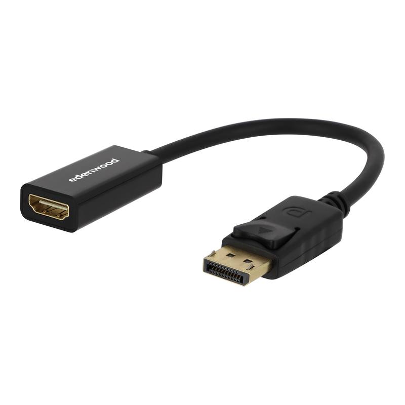 Adaptateur Displayport Mâle Vers Hdmi Femelle Edenwood Full Hd 1080p