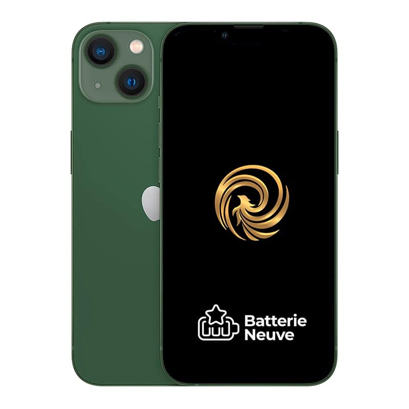 Apple Iphone 13 128go Vert Reconditionne Grade eco Batterie Neuve