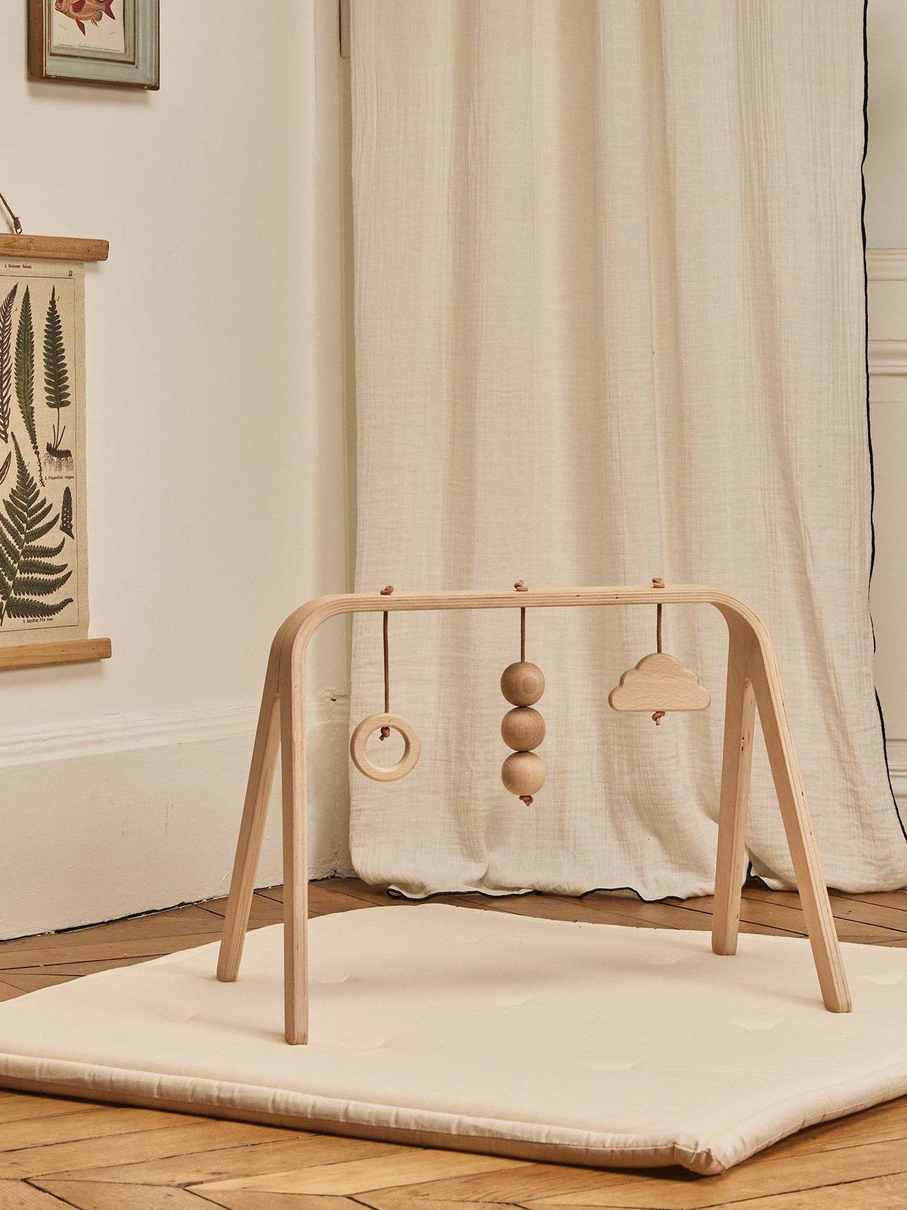 Arche d'éveil NAHO avec Jouets en Bois bois