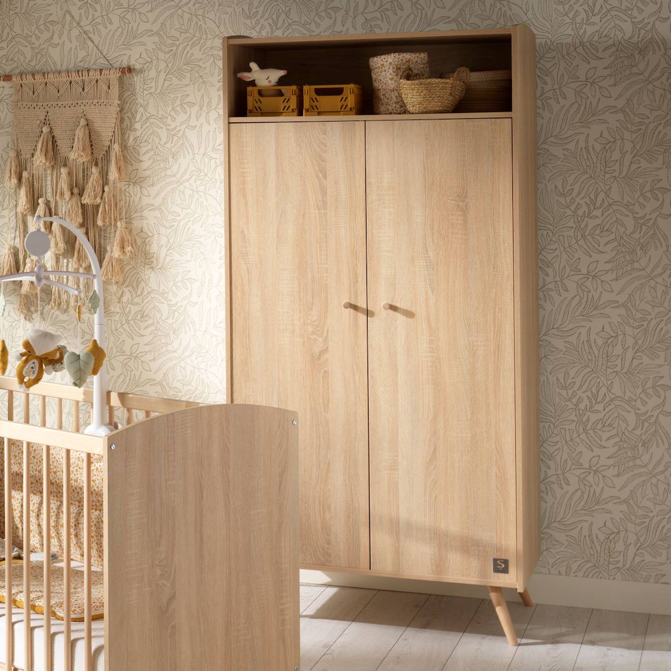 Armoire 2 Portes Et 1 Niche - Access Marron