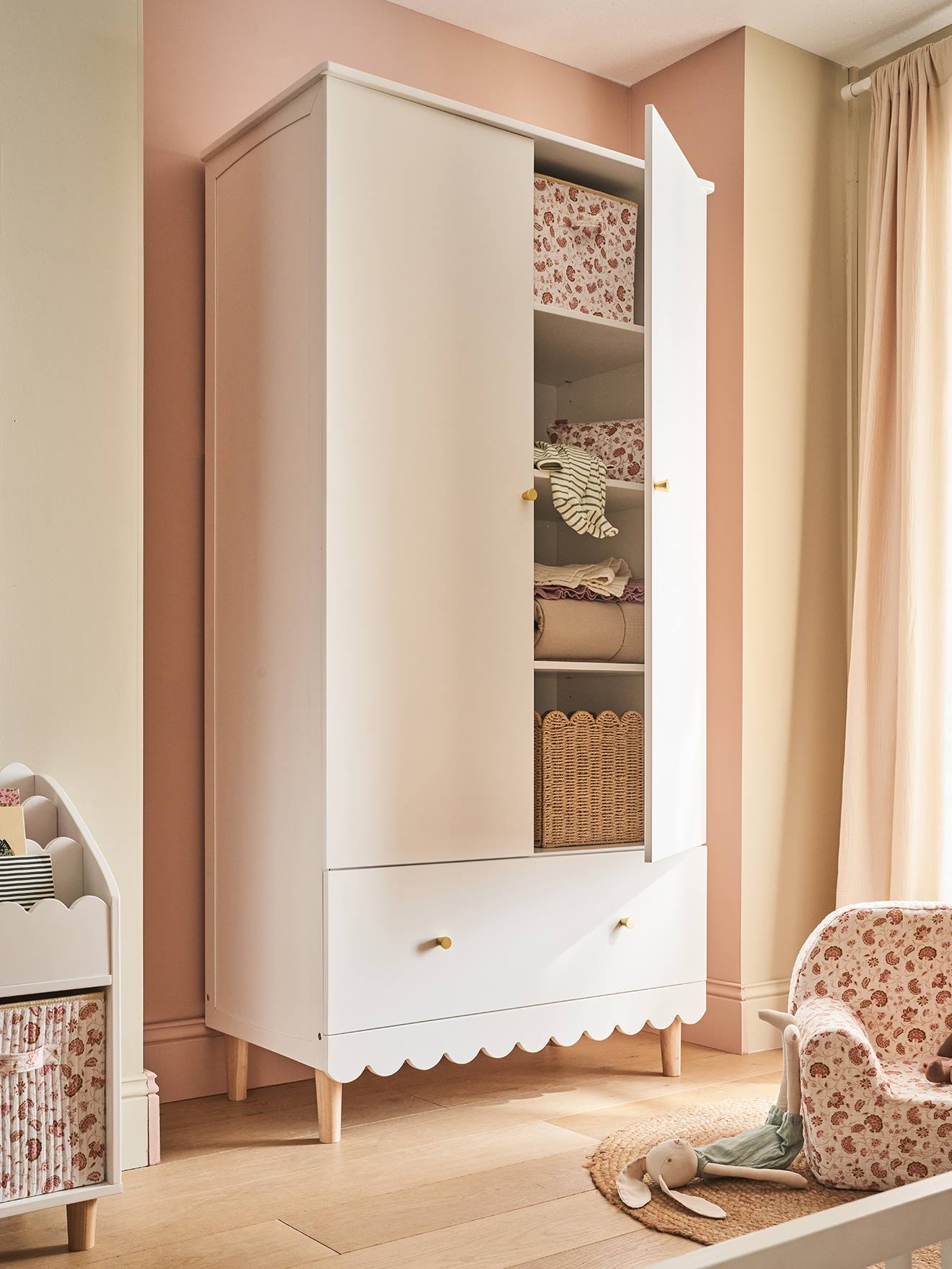 Armoire 2 portes LIGNE FESTON blanc