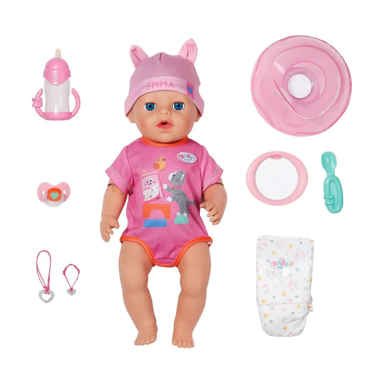 Baby Born Poupée Emma Click & Play 43 Cm Multicolore