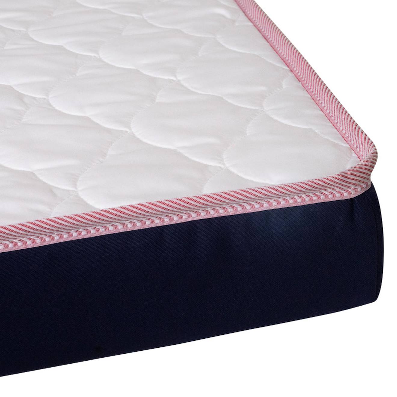 Babysom - Matelas Bébé - Réversible Été/hiver - Sans Traitement Chimique - Certifié Oeko-tex - Fabrication Française Blanc