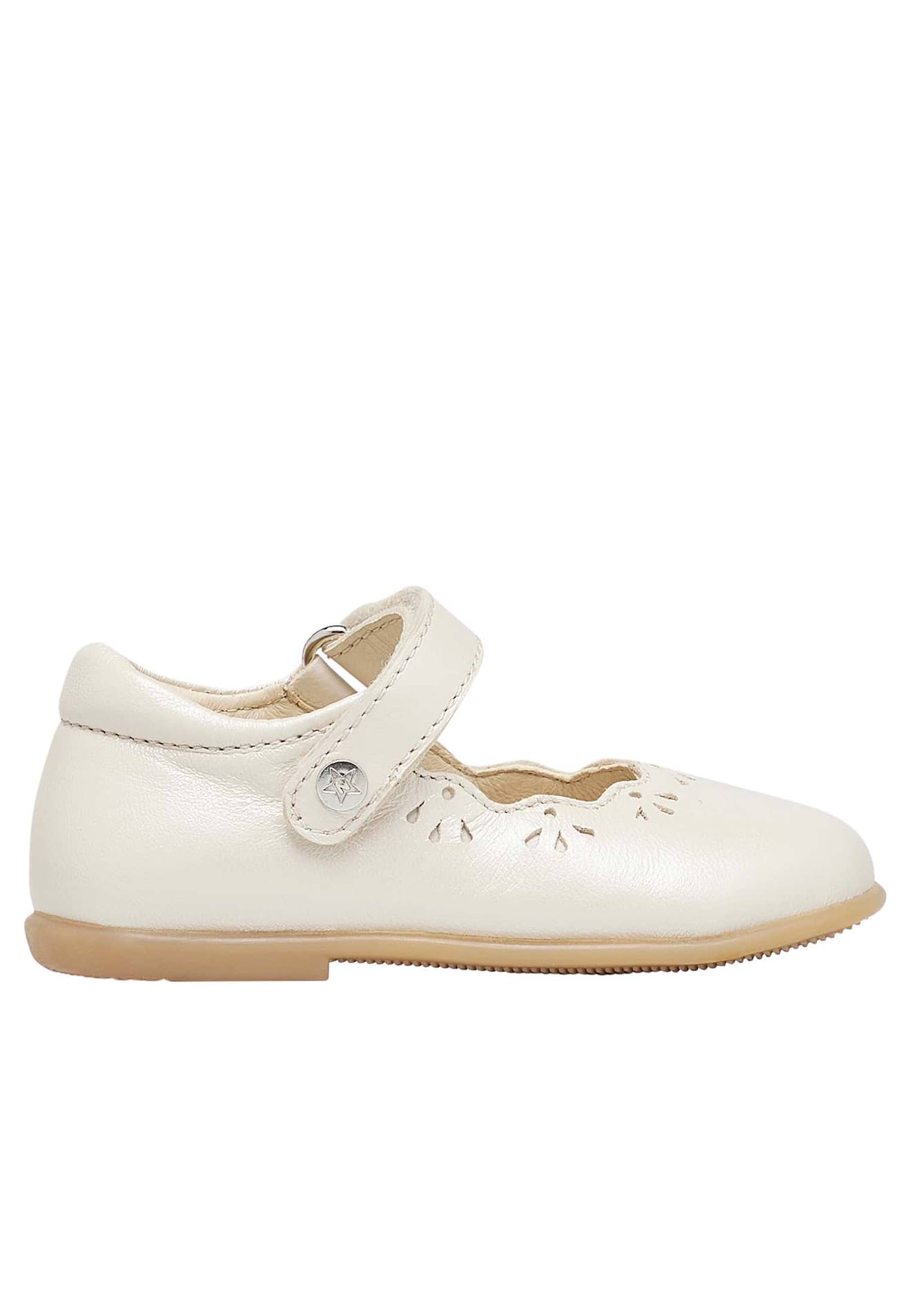 Ballerines En Cuir Olya Beige-