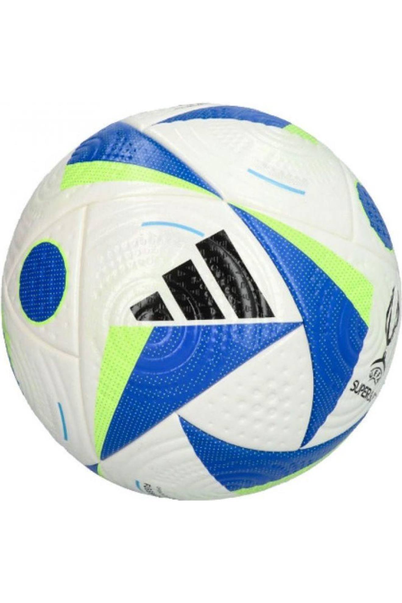 Ballon De Foot (taille 5) Super Cup Pro Blanc / Bleu