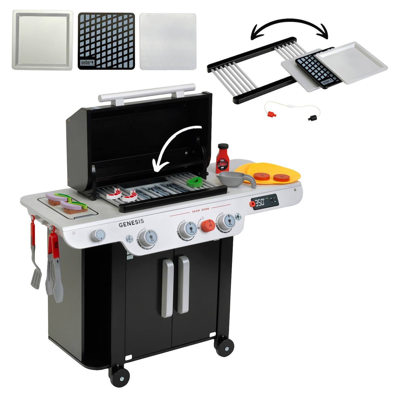 Barbecue Weber Genesis En Bois (mdf) Multicolore
