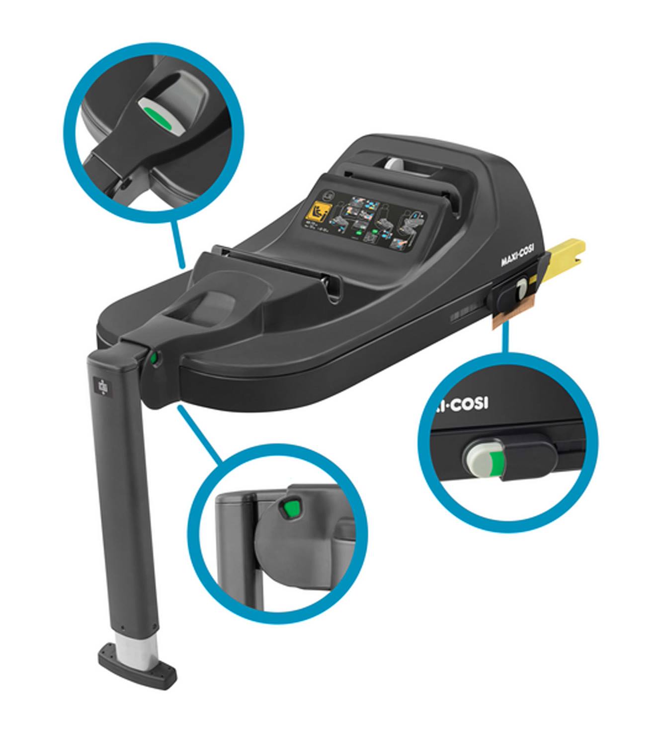 Base Isofix Pour Cosi Cabriofix I-size Black