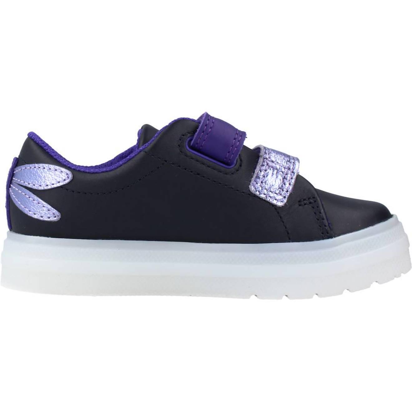 Basket Bébé Cuir Cuir Flare Fly T Noir Black