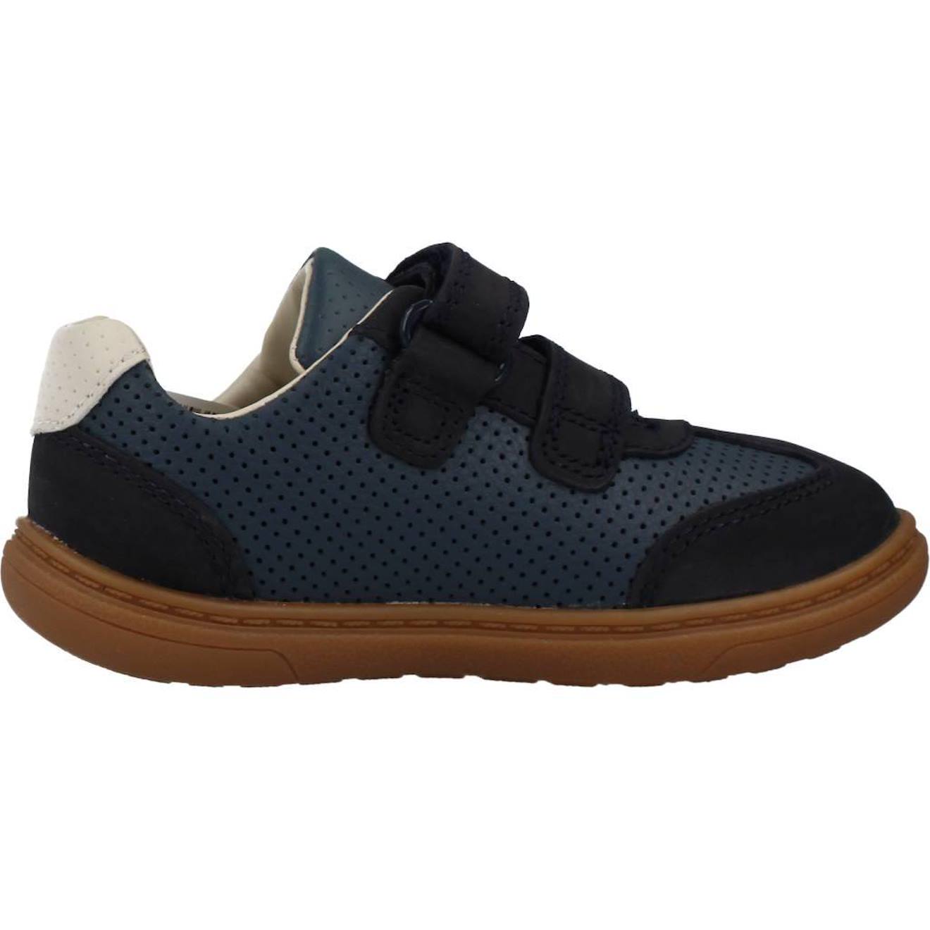 Basket Bébé Cuir Cuir Flash Metra T Bleu Navy