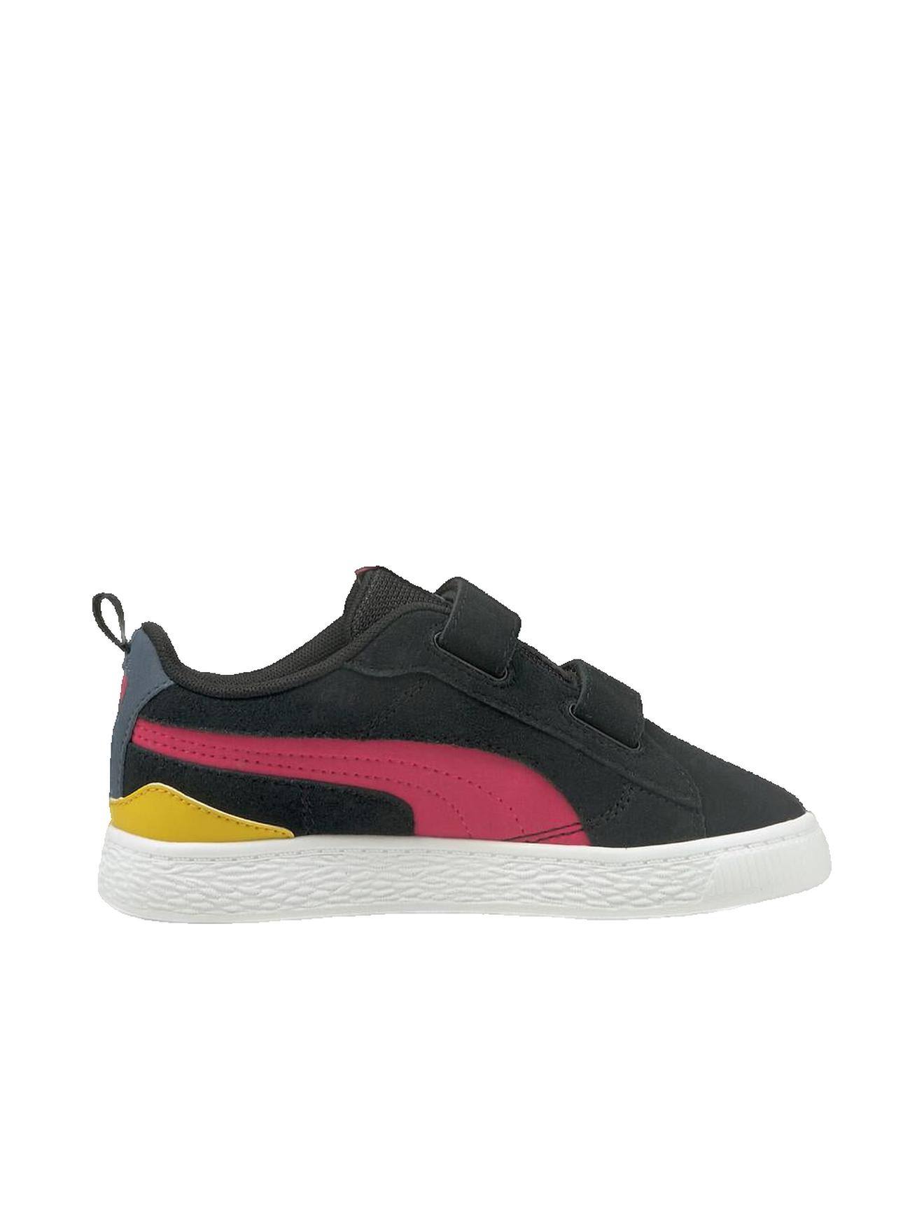 Basket En Daim Suede Bloc Lf V Ps – Style Classique Et Couleurs Ludiques Enfant Noir