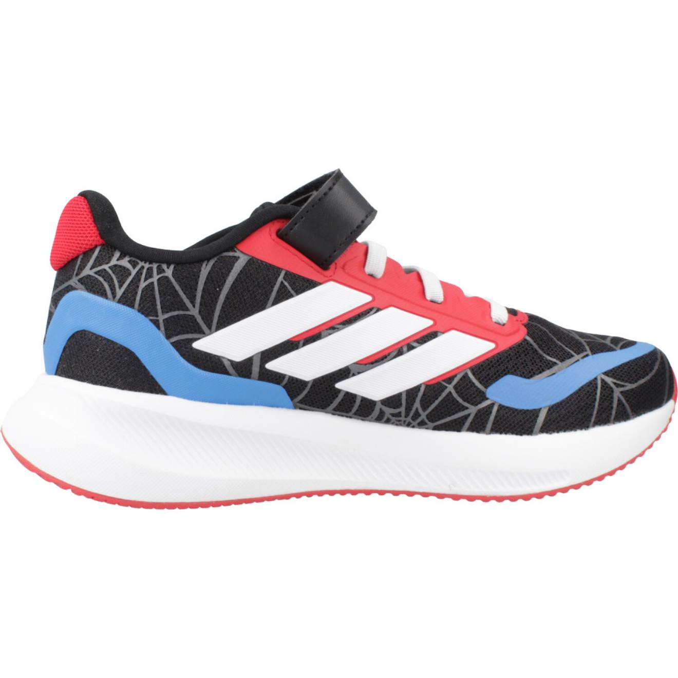 Basket Enfant Garçon Running Motif Spider-man Noir