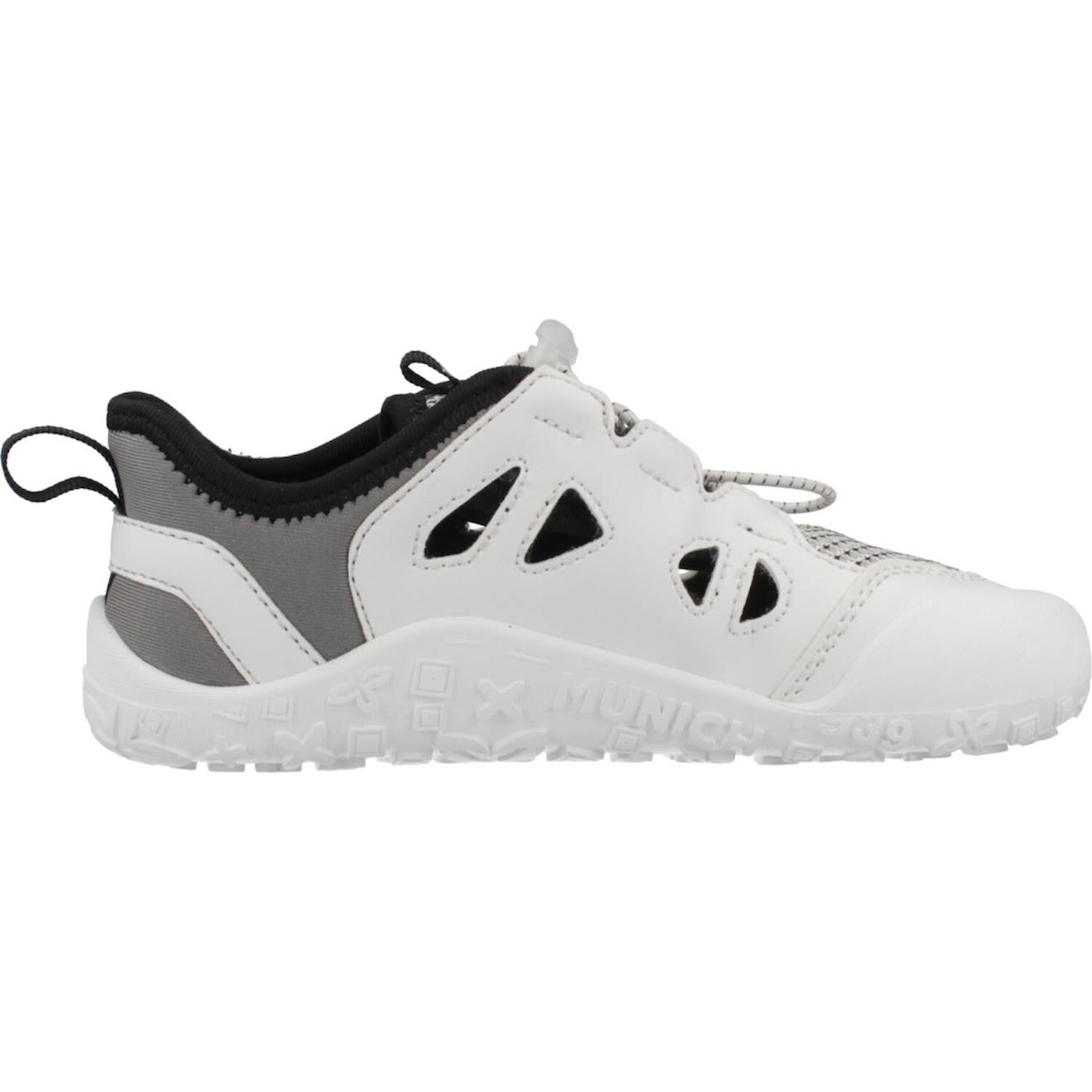 Basket Enfant Synthétique Synthétique Mini Glos Blanc 003