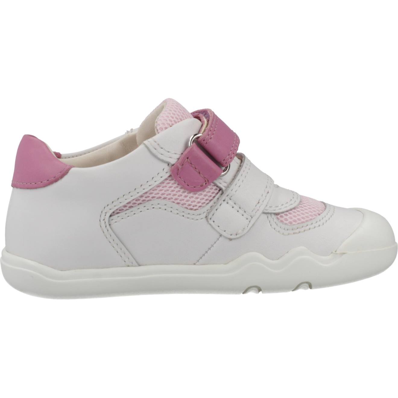 Basket Fille À Scratch Modèle B Steppieup Blanc C0406