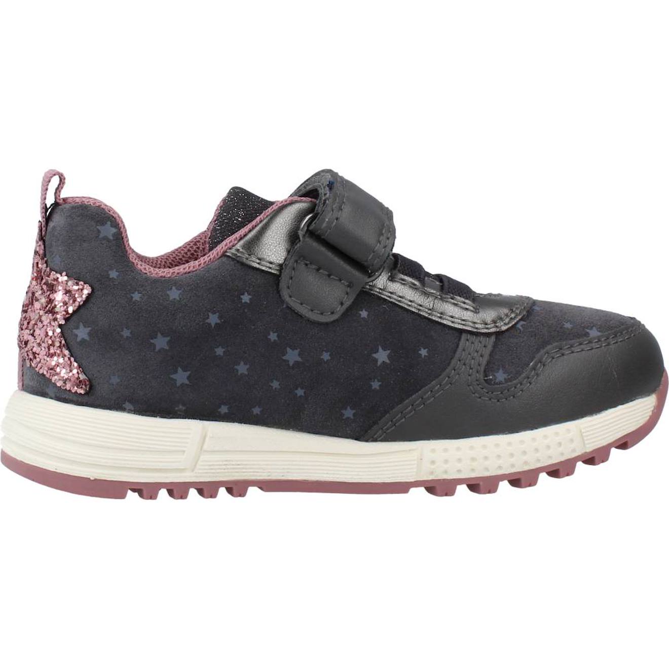 Basket Fille Cuir Bébé Alben Gris