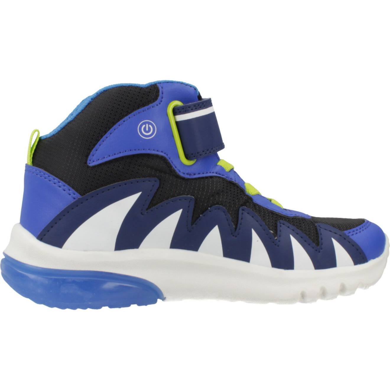 Basket Garçon Modèle J Ciberdron Boy Bleu C0749