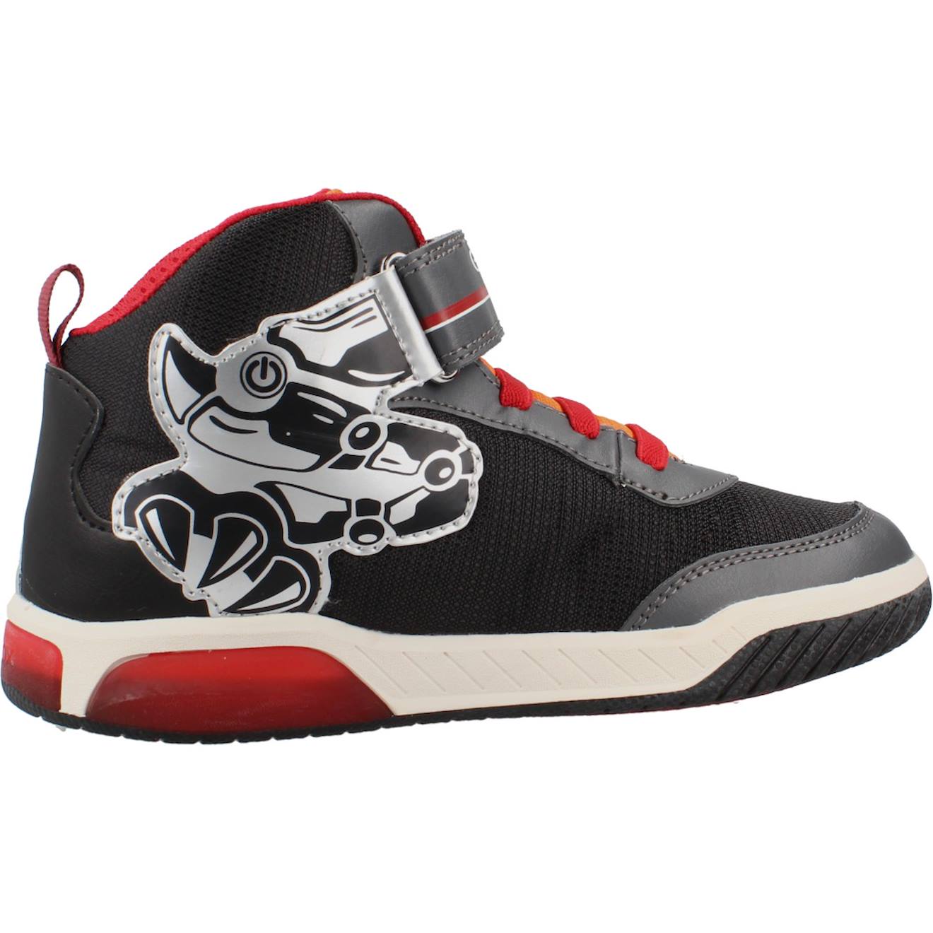 Basket Garçon Modèle J Inek Boy Gris