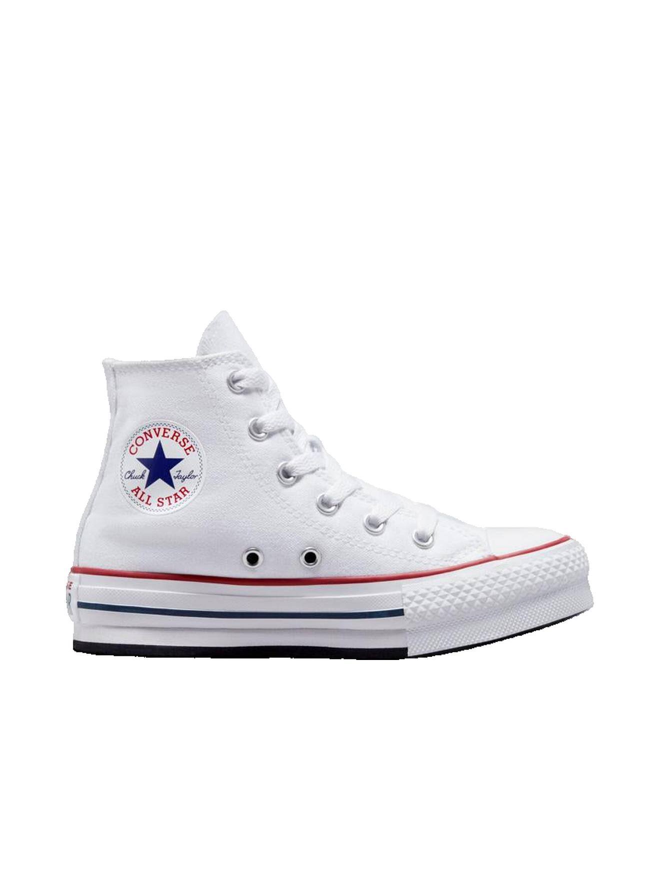 Basket Montante Chuck Taylor All Star Eva Lift Blanc – Confort Et Design Junior White / Garnet / Navy