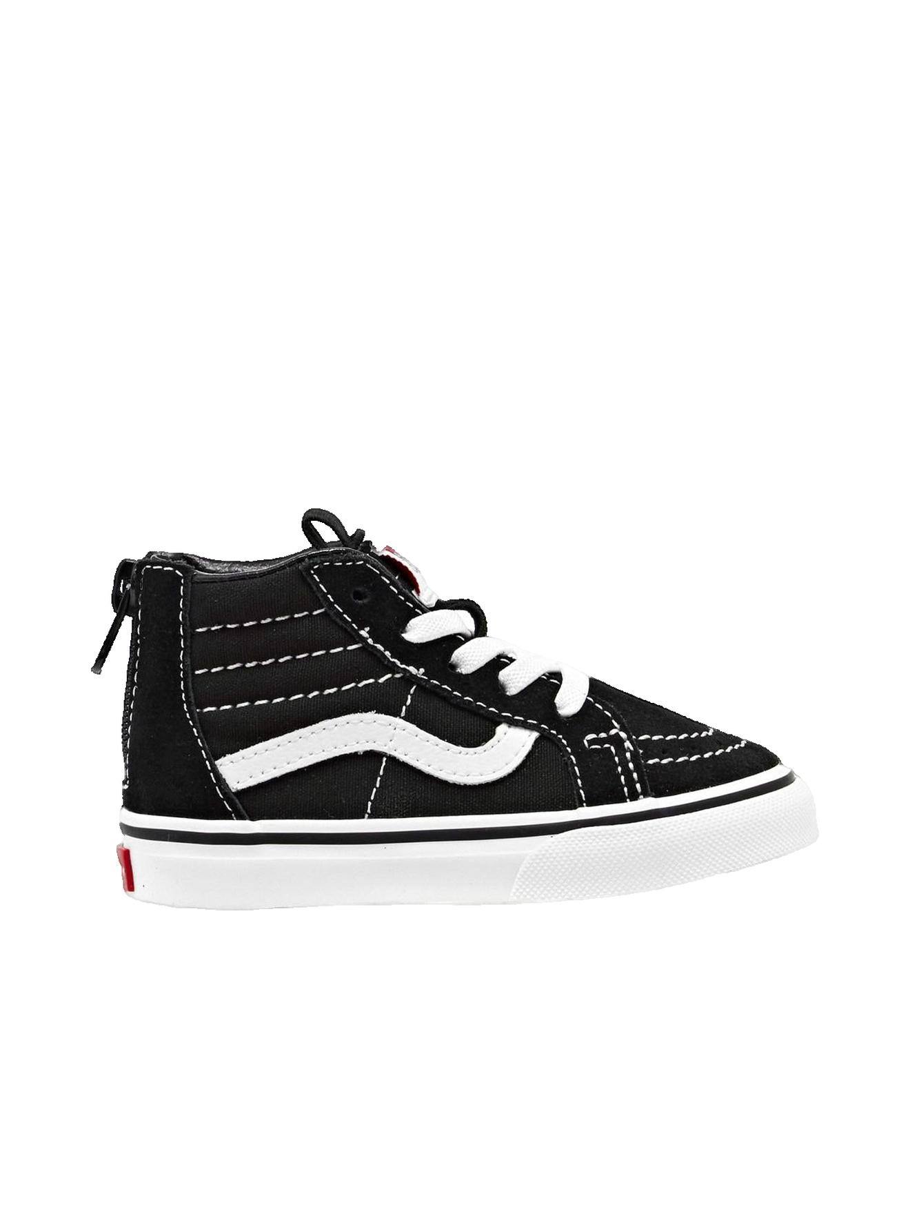 Basket Sk8-hi Zippée – Bébé Noir / Blanc