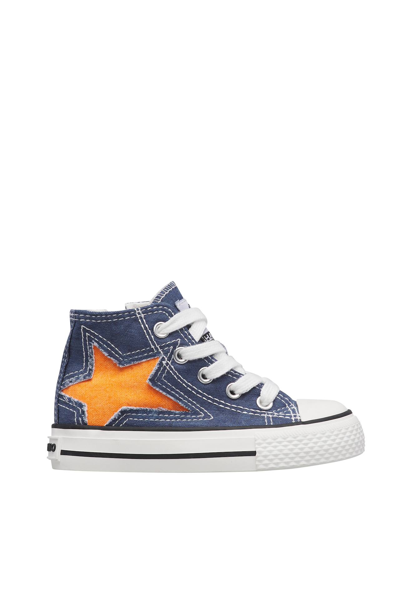 Baskets À La Cheville Ylfas Big Star. Orange-bleu-