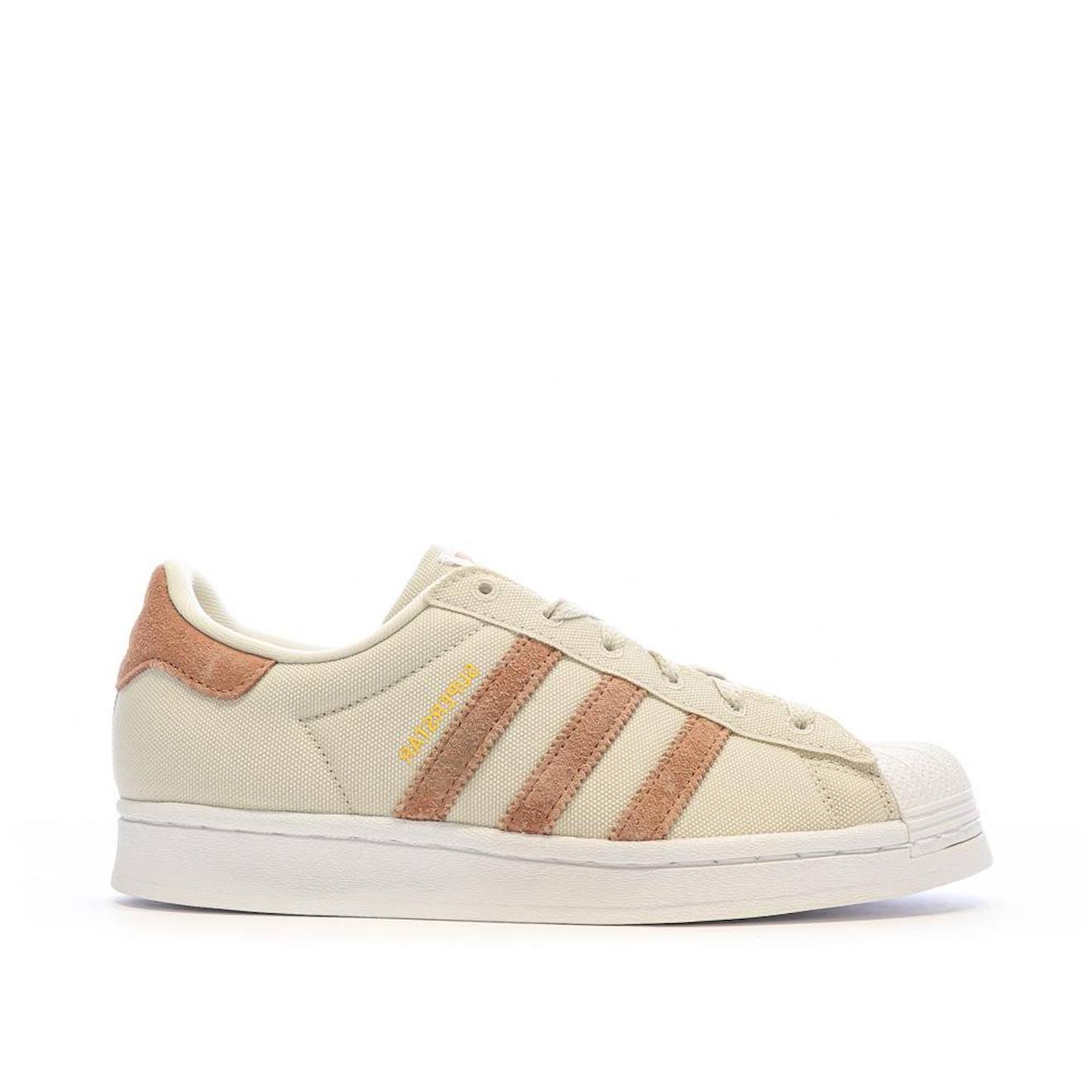 Baskets À Lacets Superstar Beige