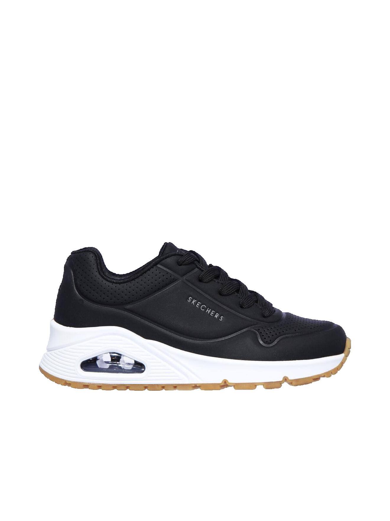 Baskets À Lacets Uno Stand On Air – Confort Moderne Junior Noir