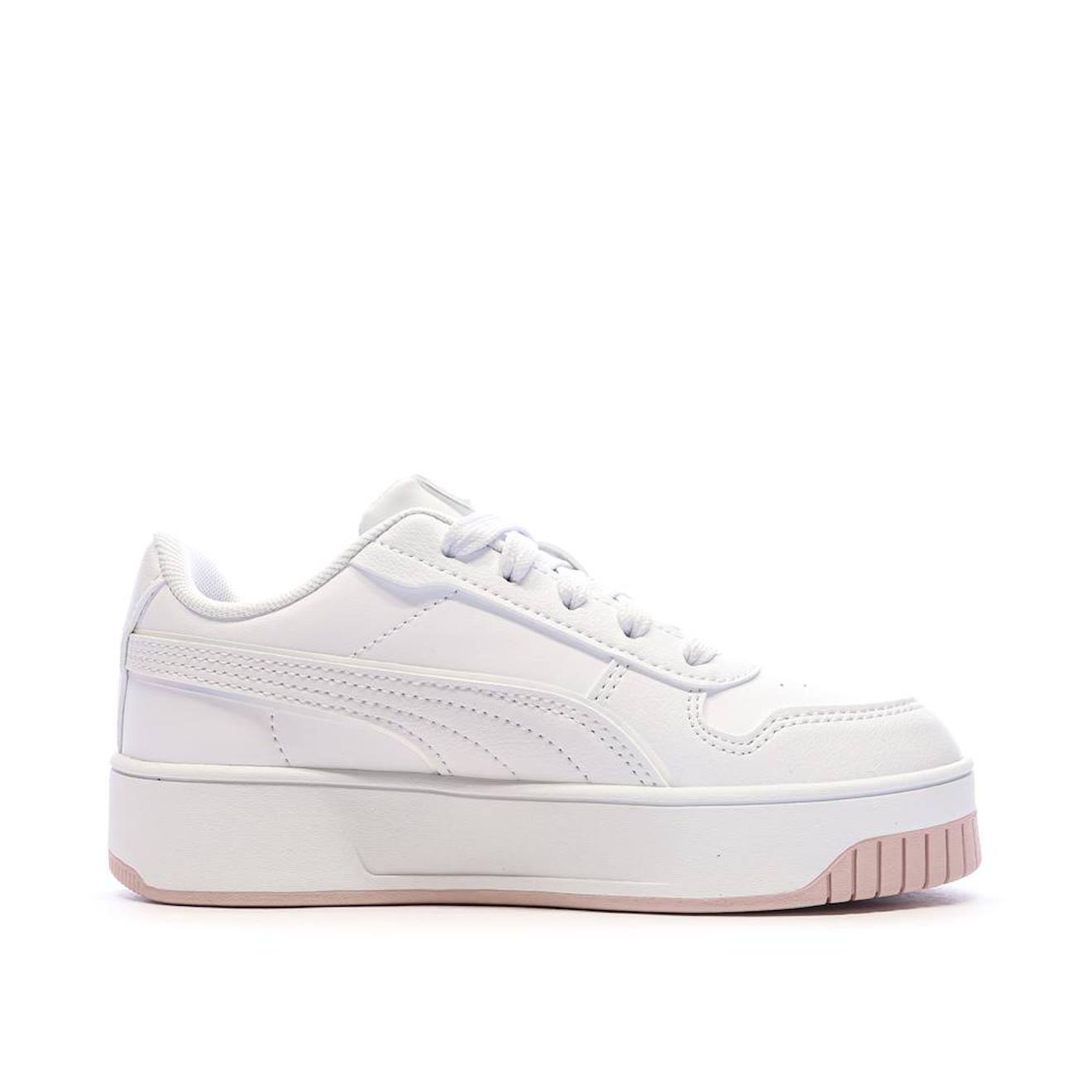 Baskets Basses À Lacets Fille Blanc