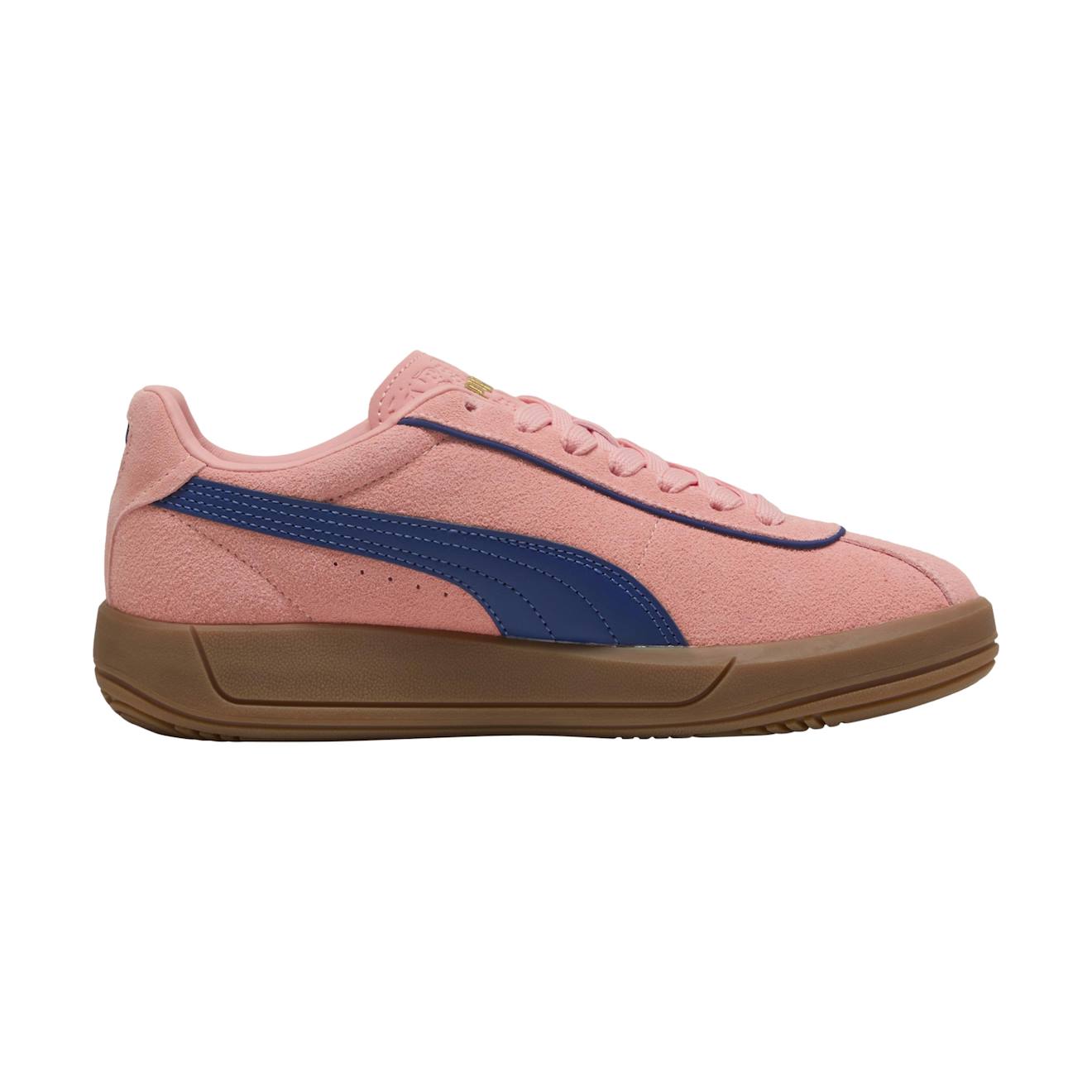 Baskets Basses À Lacets Rose Fruit Bleu Or