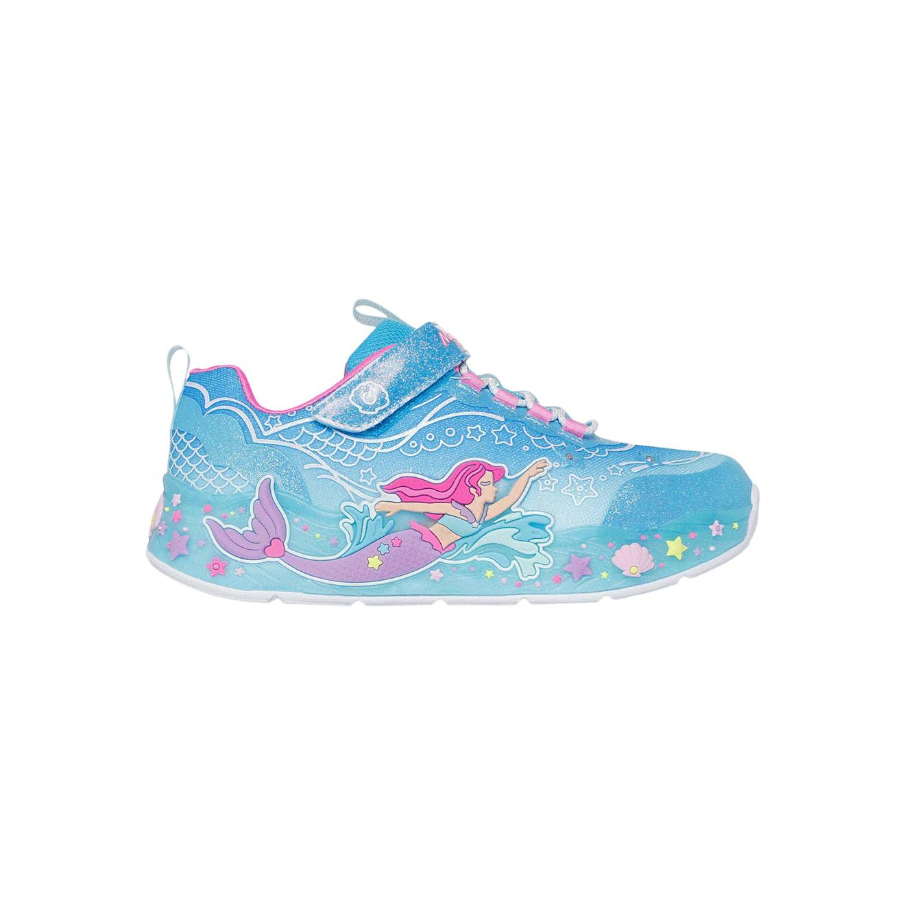 Baskets Basses À Scratch Mermaid Dreams - Fille Bleu Multi