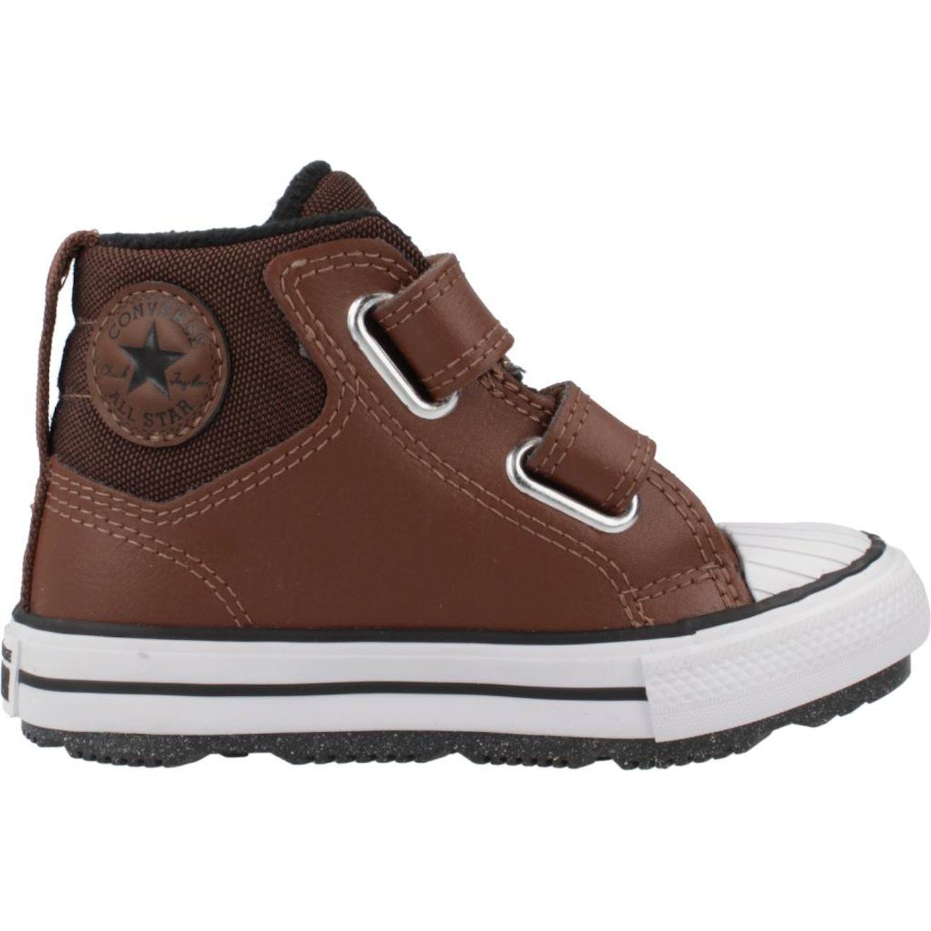 Baskets Bébé Garçon En Cuir Marron