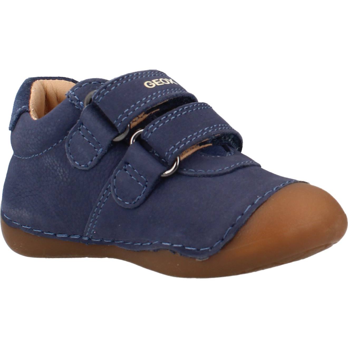 Baskets Bébé Garçon En Textile Bleu C4008