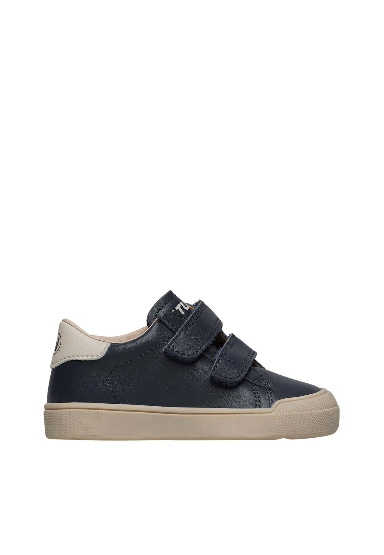 Baskets En Cuir Eindhoven 2 Vl. Bleu Foncé-