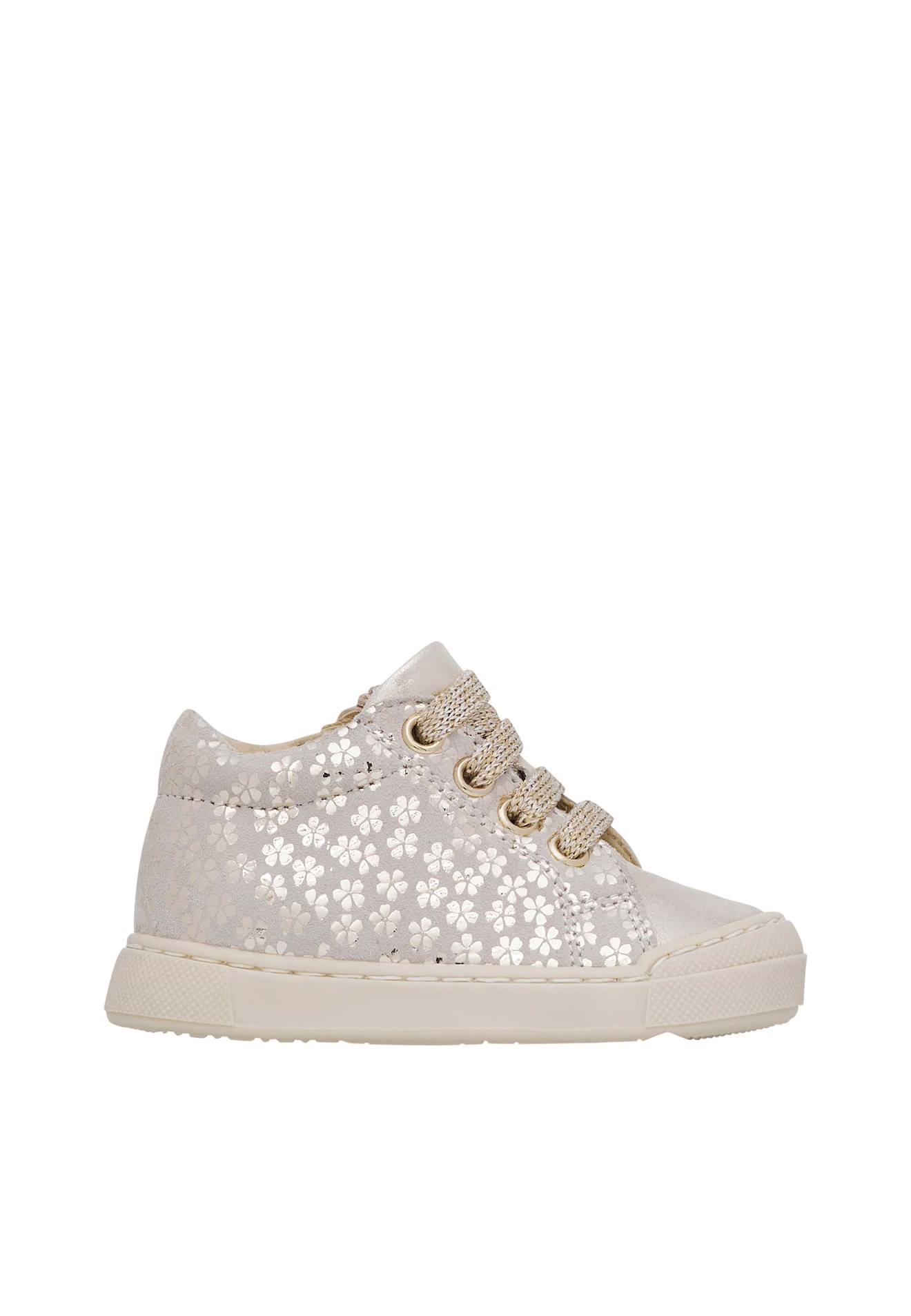 Baskets En Suède Snopes Zip Beige-platin-