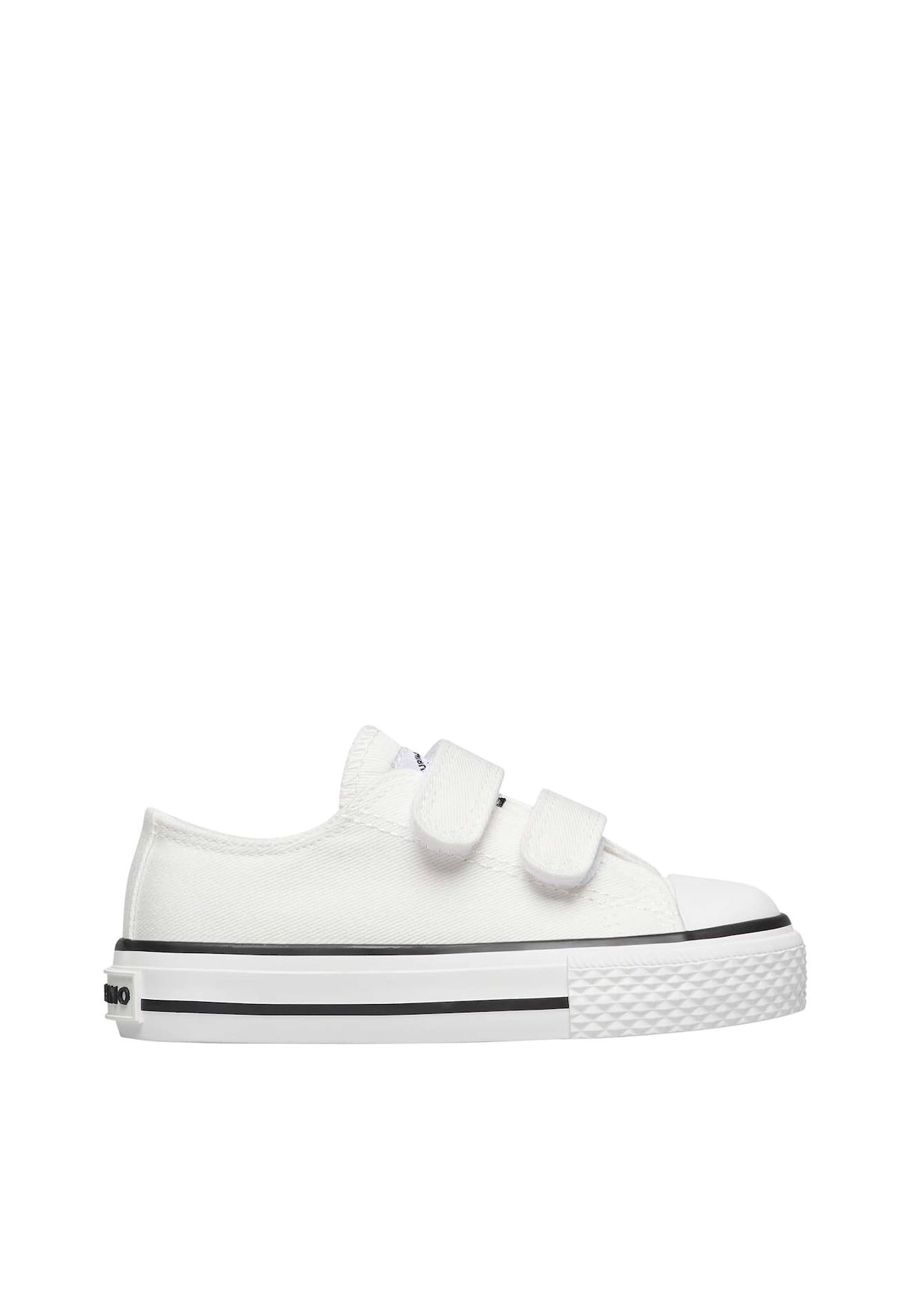 Baskets En Tissu Avec Fermeture Scratch Ayasy Vl. Blanc-